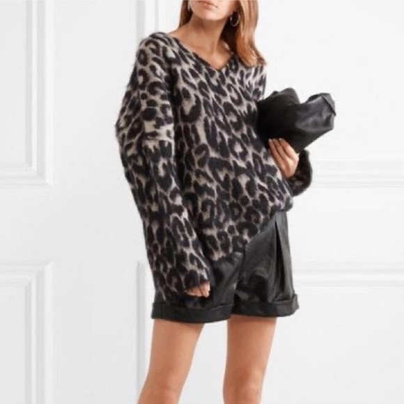 Stella McCartney Textured Leopard Sweater - Picture 1 of 4